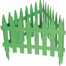 Забор декор "Рейка" зеленый 28х300 см/Palisad 65005