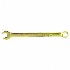 Ключ гаечный комбинированный, 6 мм, желтый цинк, Сибртех