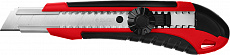 Нож с винтовым фиксатором М-18В. сегмент. лезвия 18 мм. ЗУБР