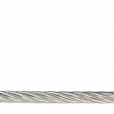 Трос стальной DIN 3055  2мм (белый цинк 20 м)