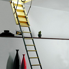Комбинированная чердачная лестница 600x1200 L-2800 мм