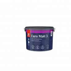 ТИККУРИЛА краска ЕВРО MATT 3 С интерьерная гл/мат 9 л