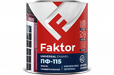 FAKTOR Эмаль ПФ-115 салатная 0,8 кг (14шт/уп)