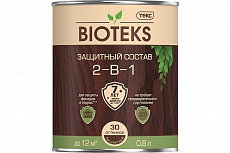BIOTEKS Состав защитный 2-в-1 (золотая сосна)  0,8л *Акция
